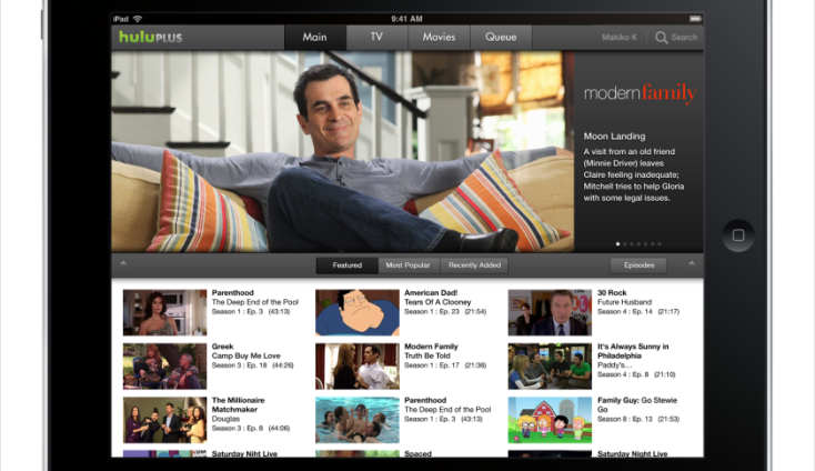 Hulu allows subscribers to watch television shows over the Web.